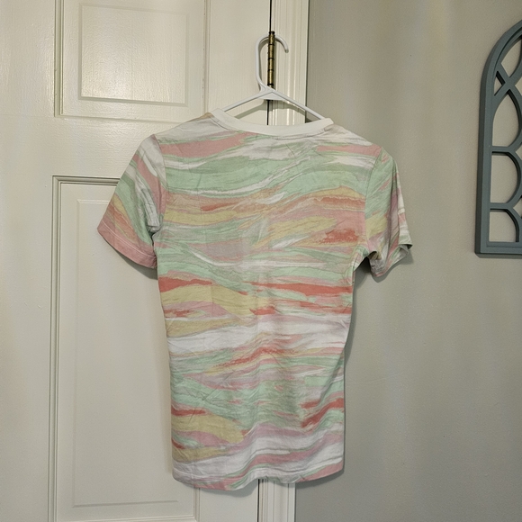 Adidas White and Pastel T-Shirt - Picture 3 of 4